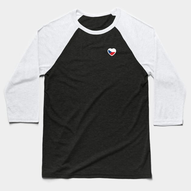 I Love The Czech Republic! Baseball T-Shirt by ShirtAtlas